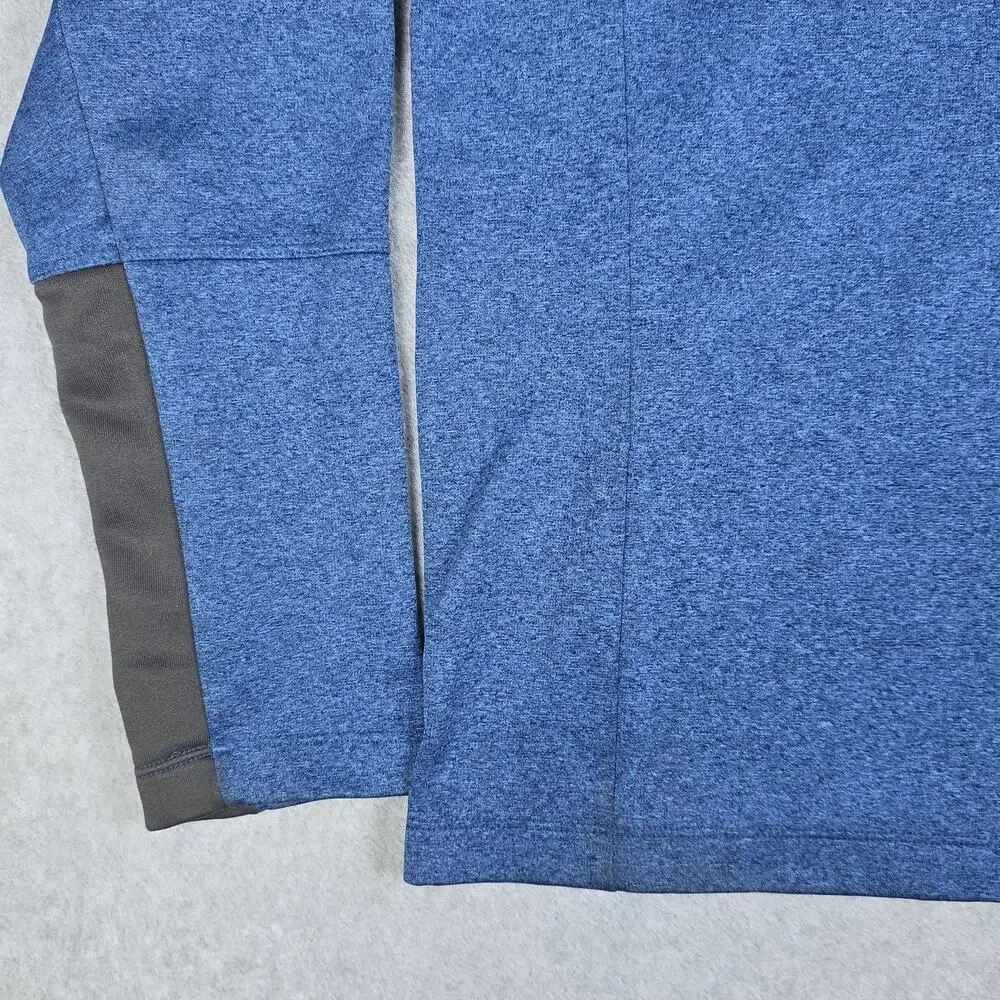 The North Face Mens Medium Blue Canyonlands 1/2 Zip Fleece Jacket
